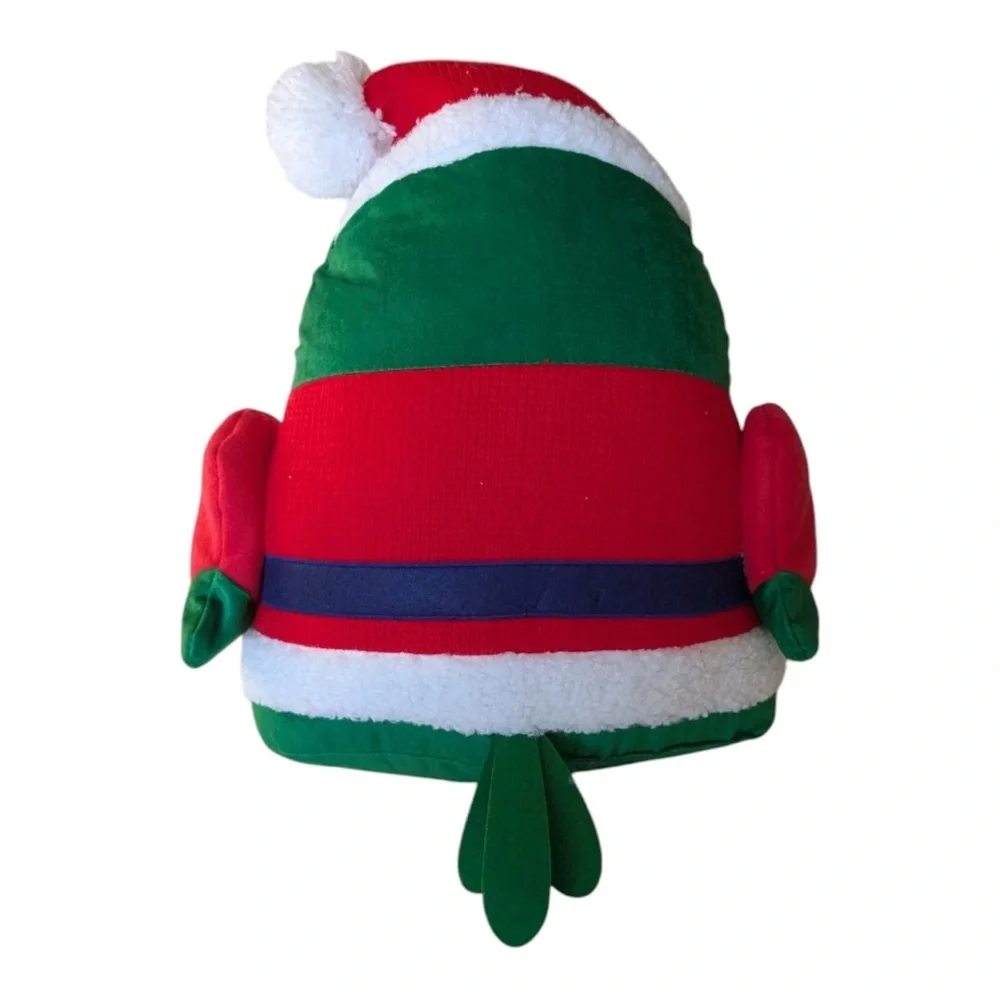 2024 Target Wondershop Featherly Friends Bird Santa Christmas Soft Throw Pillow‎